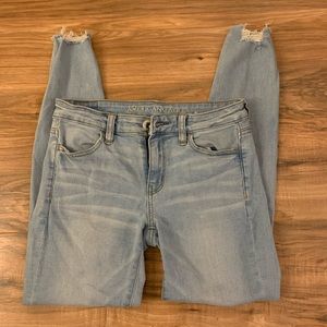 American eagle shirt jeggings size 4